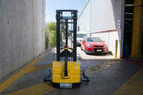 1.5 Tonne to 3.3m - Electric Straddle Walkie Stacker Forklift for Hire