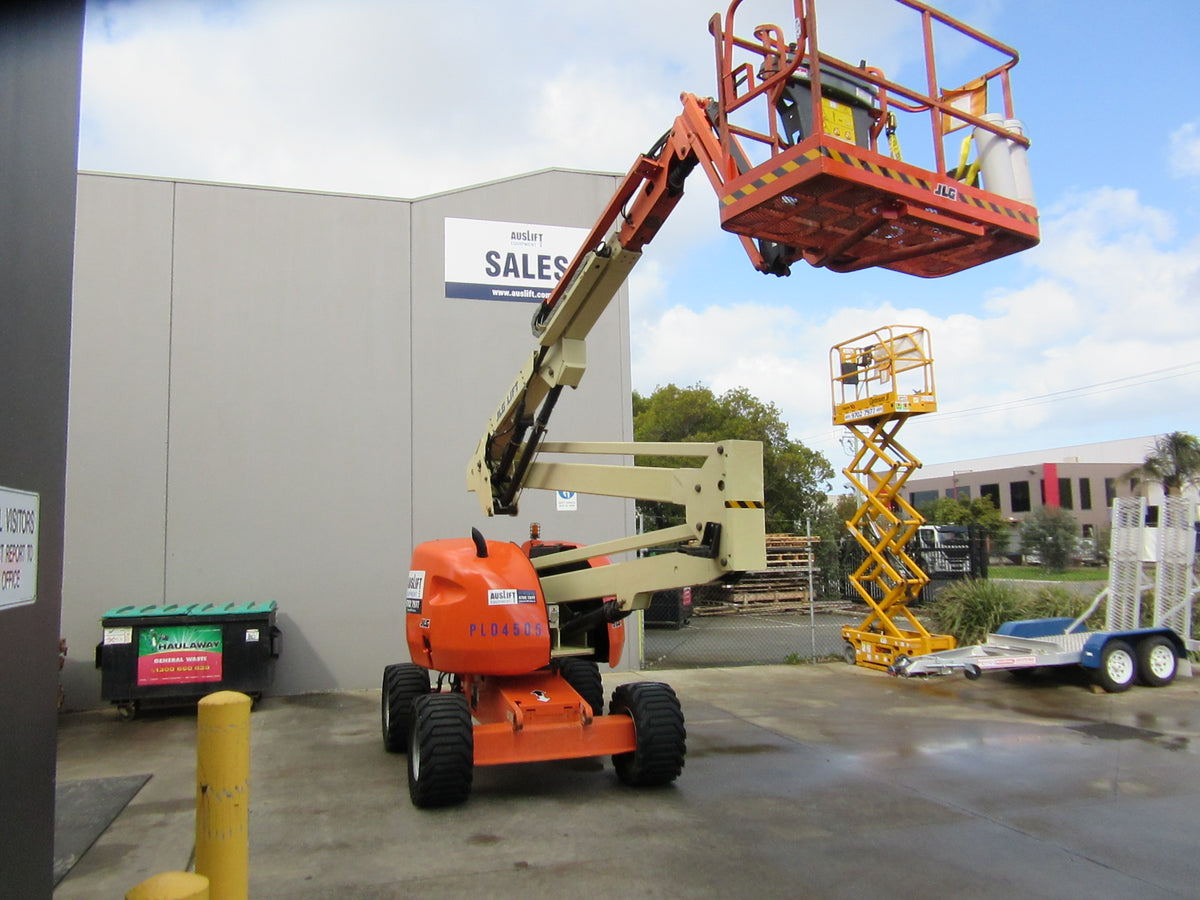 Used 2011 JLG 450AJ 45ft Knuckle Boom Lift Auslift Equipment