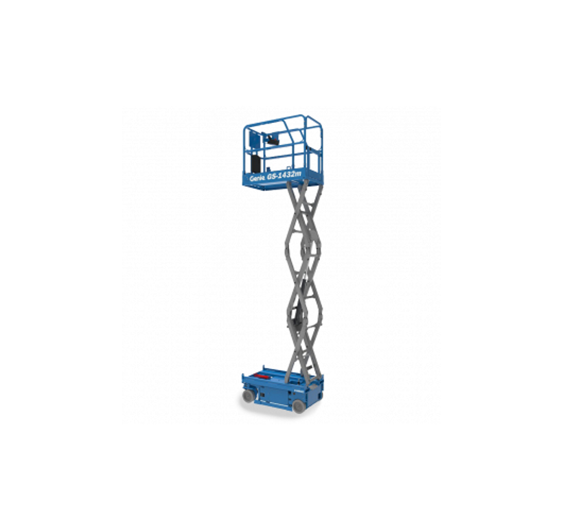 Genie Gs-1432m 14ft Electric Scissor Lift – Auslift Equipment