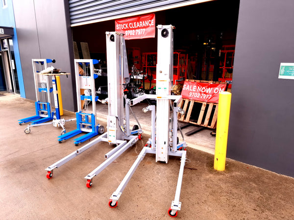 Genie SLC Super Lift Contractor 3.94m - 7.32m Duct Lifter, 295kg Lift