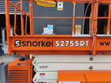 Snorkel S2755RT - 27ft Rough Terrain Diesel Scissor Lift