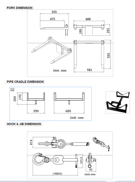 BD2-F Material Trolley Lifters  4.0m Lift, 180kg