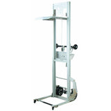 DEP90 Mini Aluminium Hand Stacker Lift Trolley - 1.5m Duct Lifter To 90kg By Teamstar