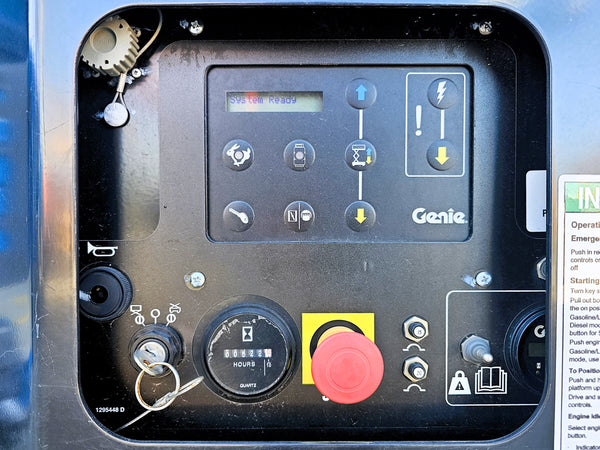 Used 2021 Genie GS-2669 RT 26ft Rough Terrain, Self Levelling Diesel Scissor Lift