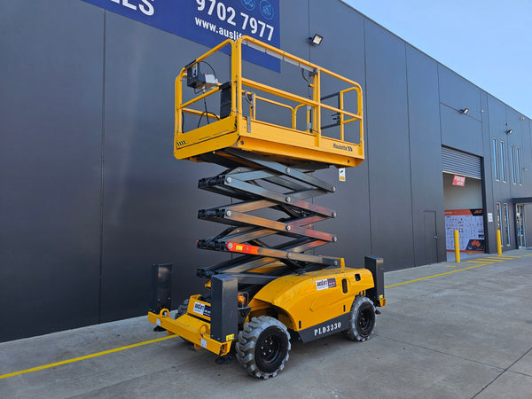 Haulotte Compact 12DX - 32ft RT Self Levelling Diesel Scissor Lift