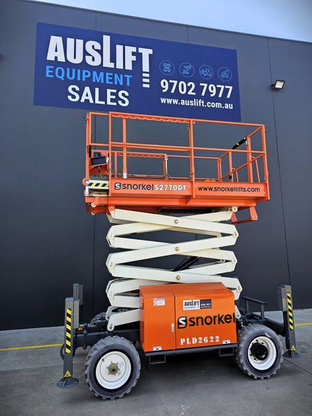 2022 Snorkel S2770RT 27ft Wide Deck Diesel Scissor Lift