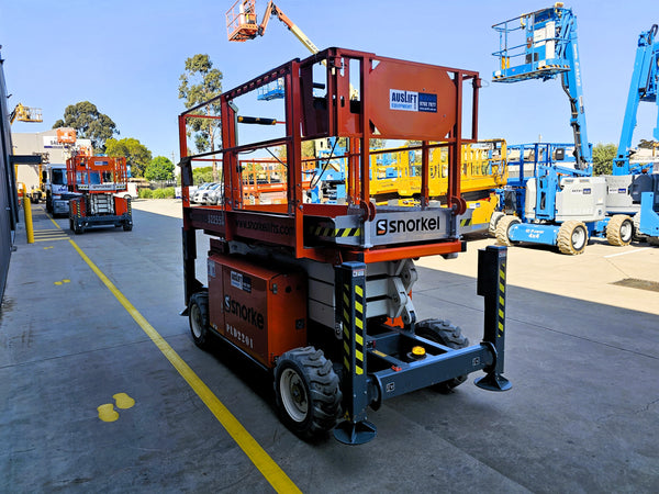 2023 Snorkel 2255RT - 22ft Rough Terrain Diesel Scissor Lift