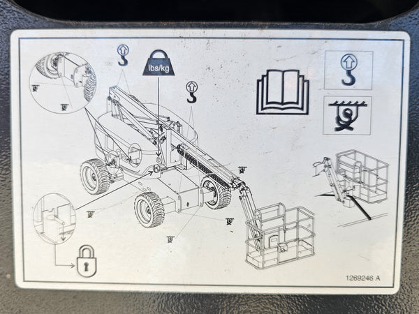 2018 Genie Z60/37 FE - 60ft Hybrid Electric Knuckle Boom Lift