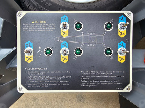 Snorkel MHP13AT - 34 ft Towable Trailer Boom Lift