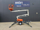 Snorkel MHP13AT - 34 ft Towable Trailer Boom Lift