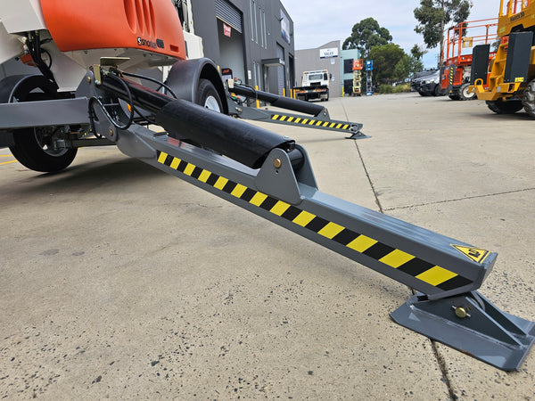 Snorkel MHP13AT - 34 ft Towable Trailer Boom Lift