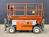 2018 Snorkel S2255RT with Trailer - 22ft Rough Terrain Diesel Scissor Lift
