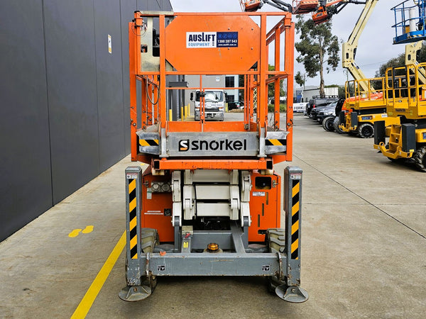 2018 Snorkel S2255RT with Trailer - 22ft Rough Terrain Diesel Scissor Lift