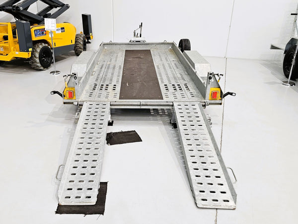 2018 Snorkel S2255RT with Trailer - 22ft Rough Terrain Diesel Scissor Lift