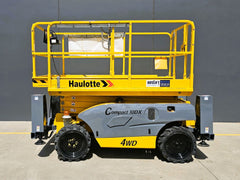 2015 Haulotte Compact 10DX - 26ft RT Self Levelling Diesel Scissor Lift