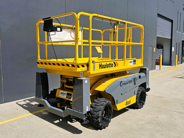 2015 Haulotte Compact 10DX - 26ft RT Self Levelling Diesel Scissor Lift