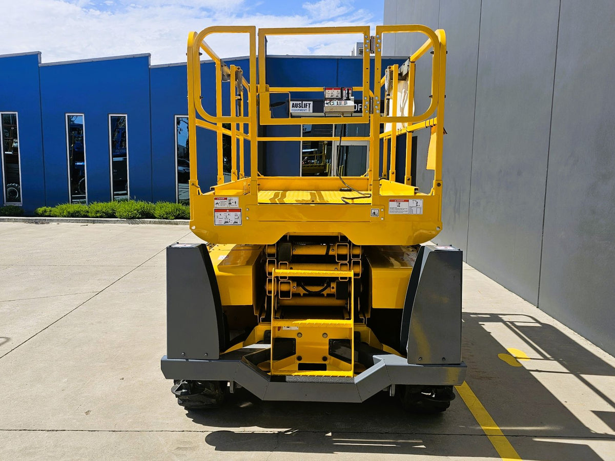 2015 Haulotte Compact 10DX - 26ft RT Self Levelling Diesel Scissor Lift