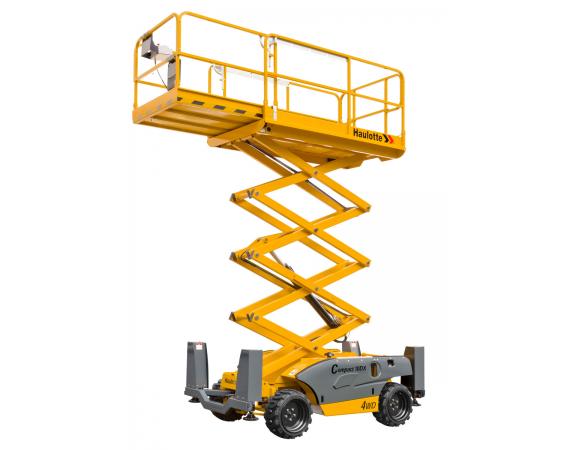 32ft RT Self Levelling Diesel Scissor Lift for Hire