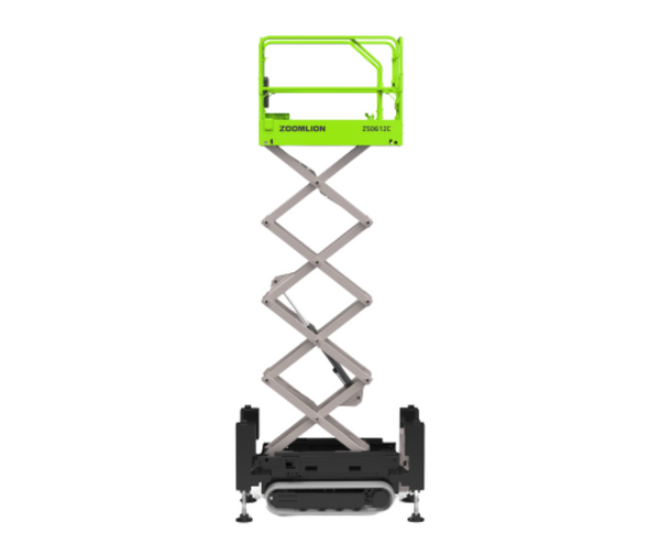 Zoomlion ZS0612C Tracked 19ft All Terrain Crawler Scissor Lift - Electric