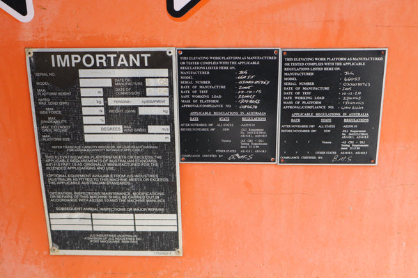 Used 2008 JLG 660SJ 66ft Diesel Straight Boom Lift