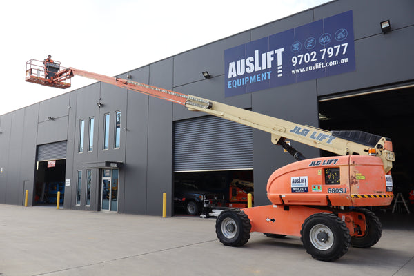 Used 2008 JLG 660SJ 66ft Diesel Straight Boom Lift