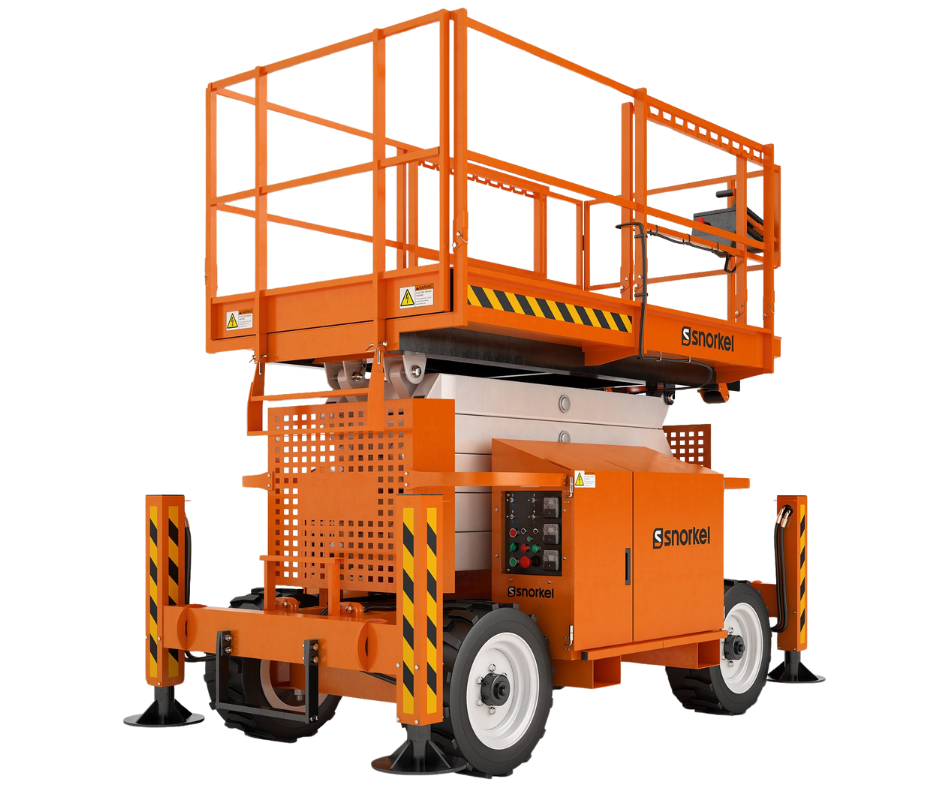 Snorkel S3370RT - 32ft Rough Terrain Self Levelling Diesel Scissor Lift
