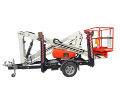 Snorkel MHP13AT - 34 ft Towable Trailer Boom Lift