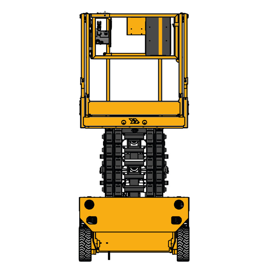 Haulotte 32ft RT Bi-Energy Scissor Lift