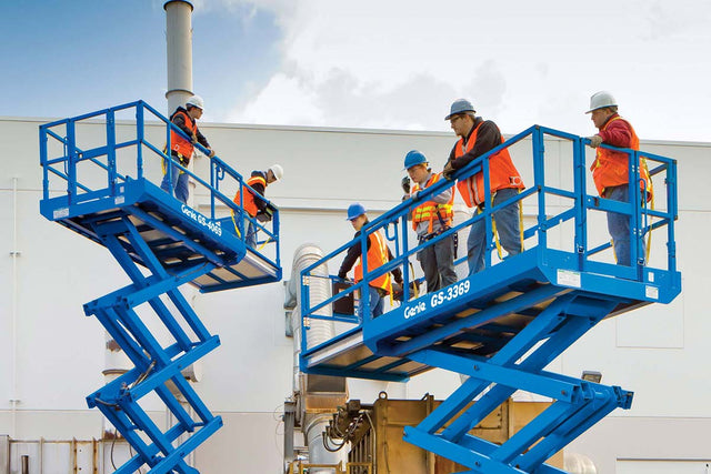 Genie GS-2669 RT - 26ft Rough Terrain Diesel Scissor Lift