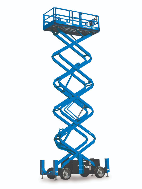 Genie GS-5390 - 53ft RT Self Levelling Diesel Scissor Lift