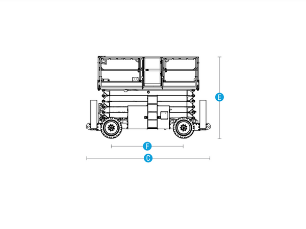 Sinoboom 1323RD (4389RD) Self Levelling Diesel Scissor Lift
