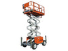 Snorkel S2770RT 27ft Wide Deck Rough Terrain Diesel Scissor Lift