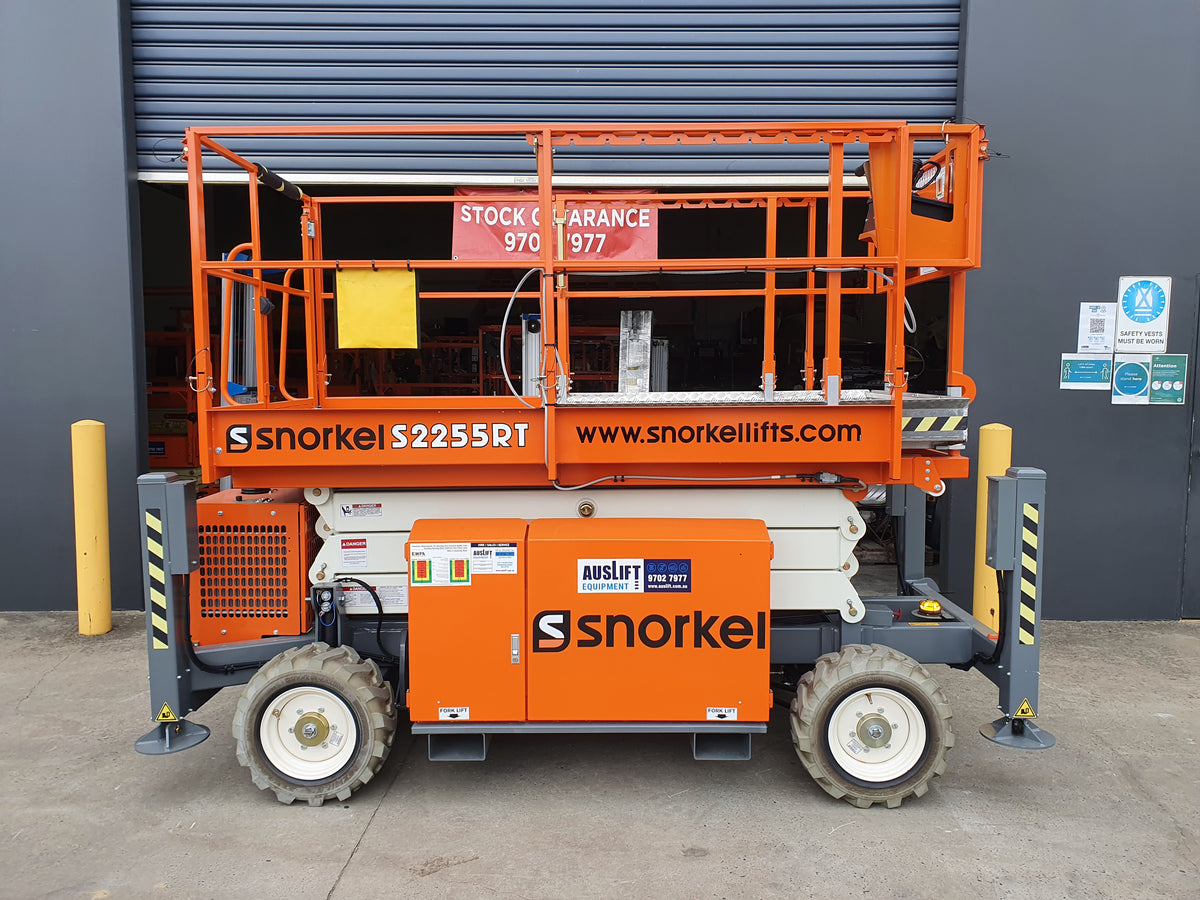 Snorkel S2255RT - 22ft Rough Terrain Diesel Scissor Lift