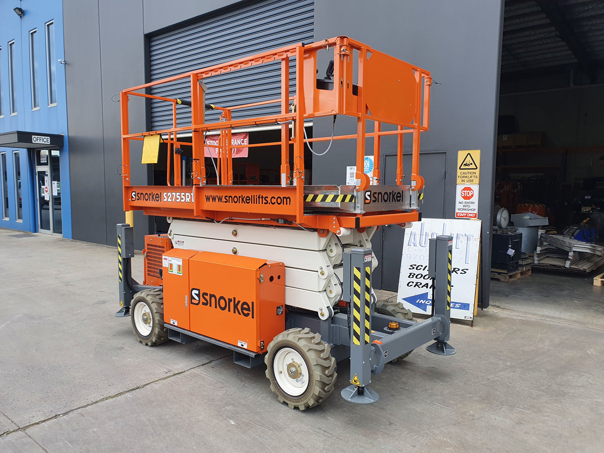 Snorkel S2755RT - 27ft Rough Terrain Diesel Scissor Lift