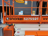 Snorkel 27ft Rough Terrain Diesel Scissor Lift