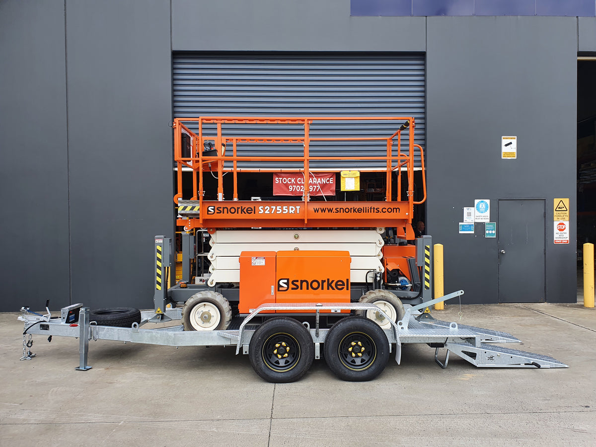 Snorkel S2255RT - 22ft Rough Terrain Diesel Scissor Lift