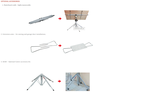 KSF CM340 Tbar Hoist 3.3m Lift, 130kg