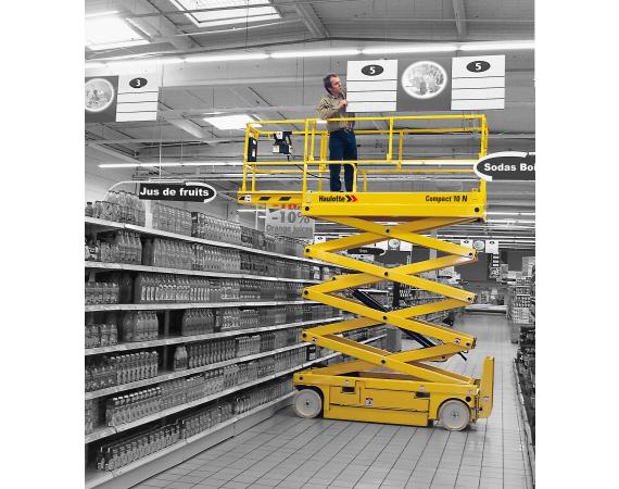 Haulotte Compact10N 26ft Narrow Electric Scissor Lift