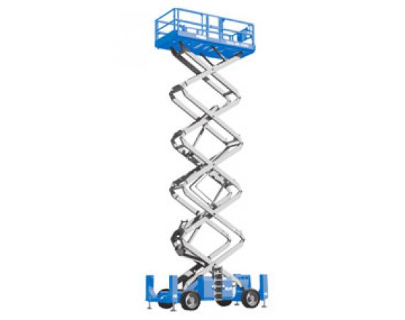 Genie GS-4390 - 43ft RT Self Levelling Diesel Scissor Lift