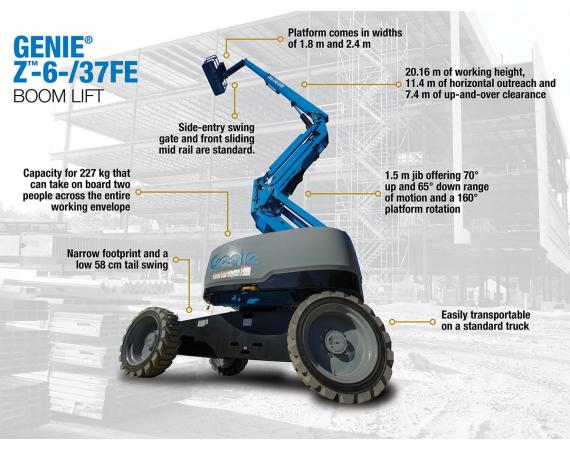 Genie 60ft Electric Knuckle Boom Lift