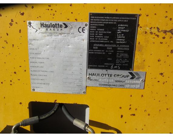 Used 2008 Haulotte HA12IP 34ft Electric Knuckle Boom