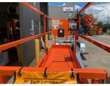 JLG 1932R 19ft Electric Scissor lift on Bullant Trailer Package