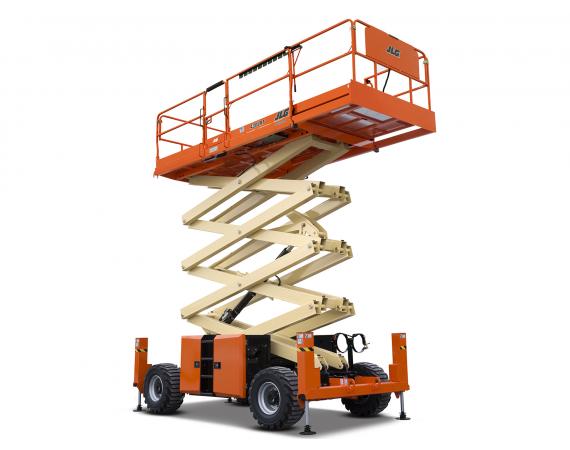 JLG RT4394 - 43ft Rough Terrain Self Levelling Diesel Scissor Lift