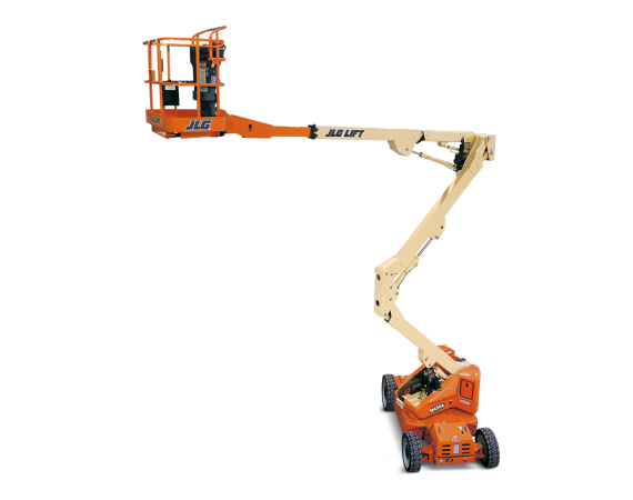 JLG E450AJ 45ft Electric Knuckle Boom Lift
