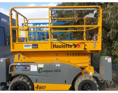 Used 2018 Haulotte Compact 12DX 33ft All Terrain Scissor Lift